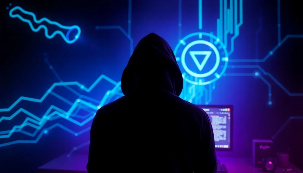 The hidden wiki visualizes digital anonymity and exploration in the dark web.