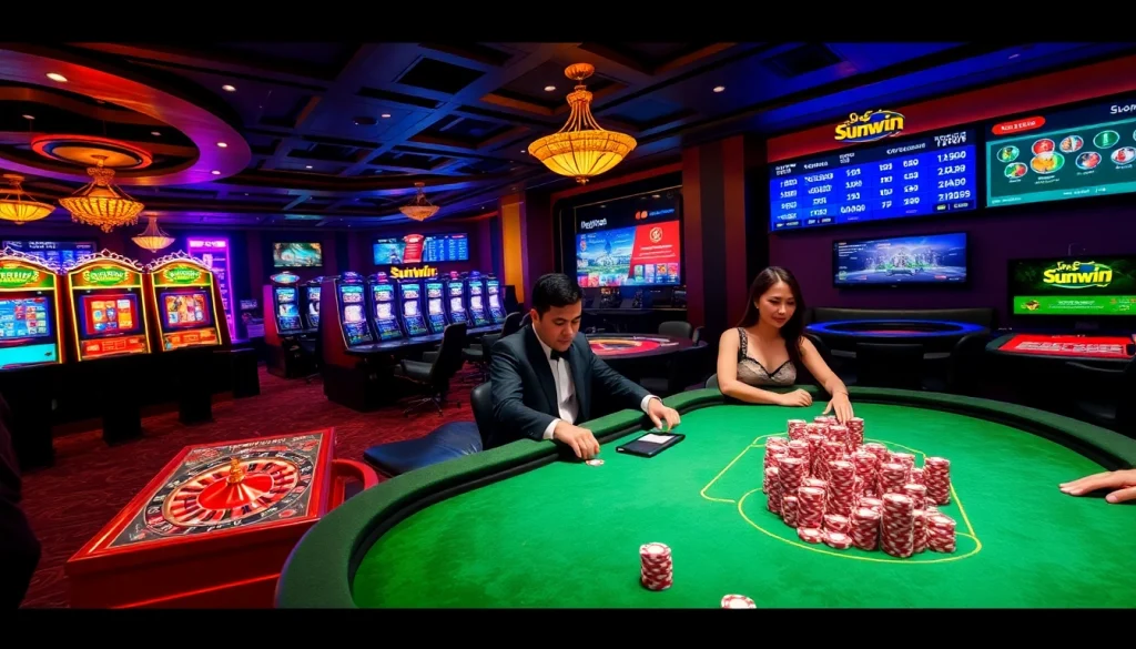 Experience the excitement of nhà cái sunwin with an inviting online casino atmosphere full of games.