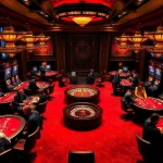 Experience the hidden wiki of gambling with vibrant tables and focused players at a luxurious casino.