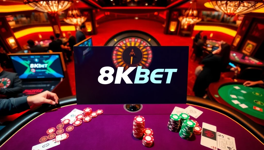 Experience the thrill of gaming at 8kbet.ink with exciting casino tables and vibrant gameplay.