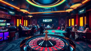 NEO79 players spinning roulette wheels and enjoying thrilling casino games.