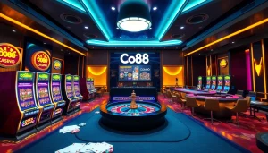 Experience the thrill of live casino gaming at https://co88.london/ with vibrant slot machines and dynamic roulette.