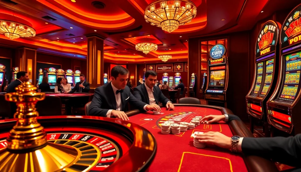 Experience the thrills of kuwin gaming at a vibrant casino filled with excitement and luxury.