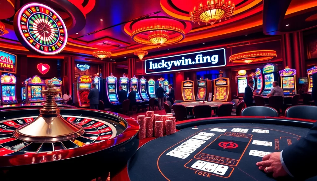 Experience thrilling casino action at https://luckywin.fan/ with vibrant games and glamorous atmosphere.