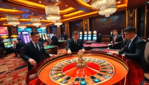 Experience thrilling gameplay at Nhà cái x88 with vibrant casino tables and engaging gambling action.