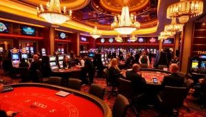 SODO CASINO 66 players enjoying excitement at blackjack and slot machines