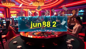 Experience excitement at a roulette table featuring jun88 2, with luxury gaming elements and engaging atmosphere.