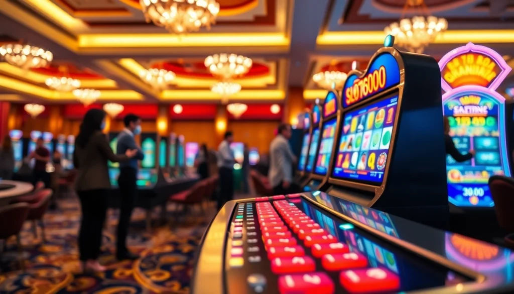 Menangkan hadiah dengan SLOT6000 di mesin kasino modern yang elegan.