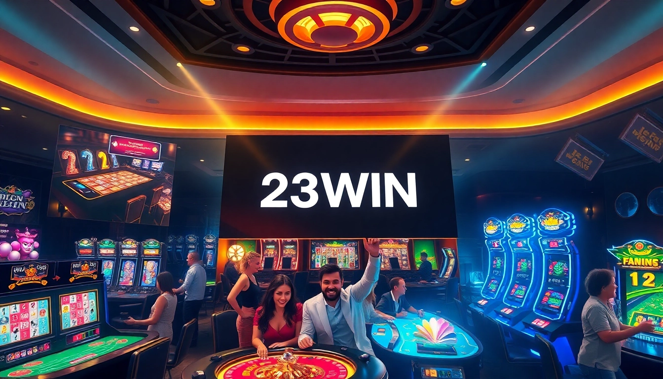 Experience the luxury of 23win online casino with diverse games and vibrant ambiance.