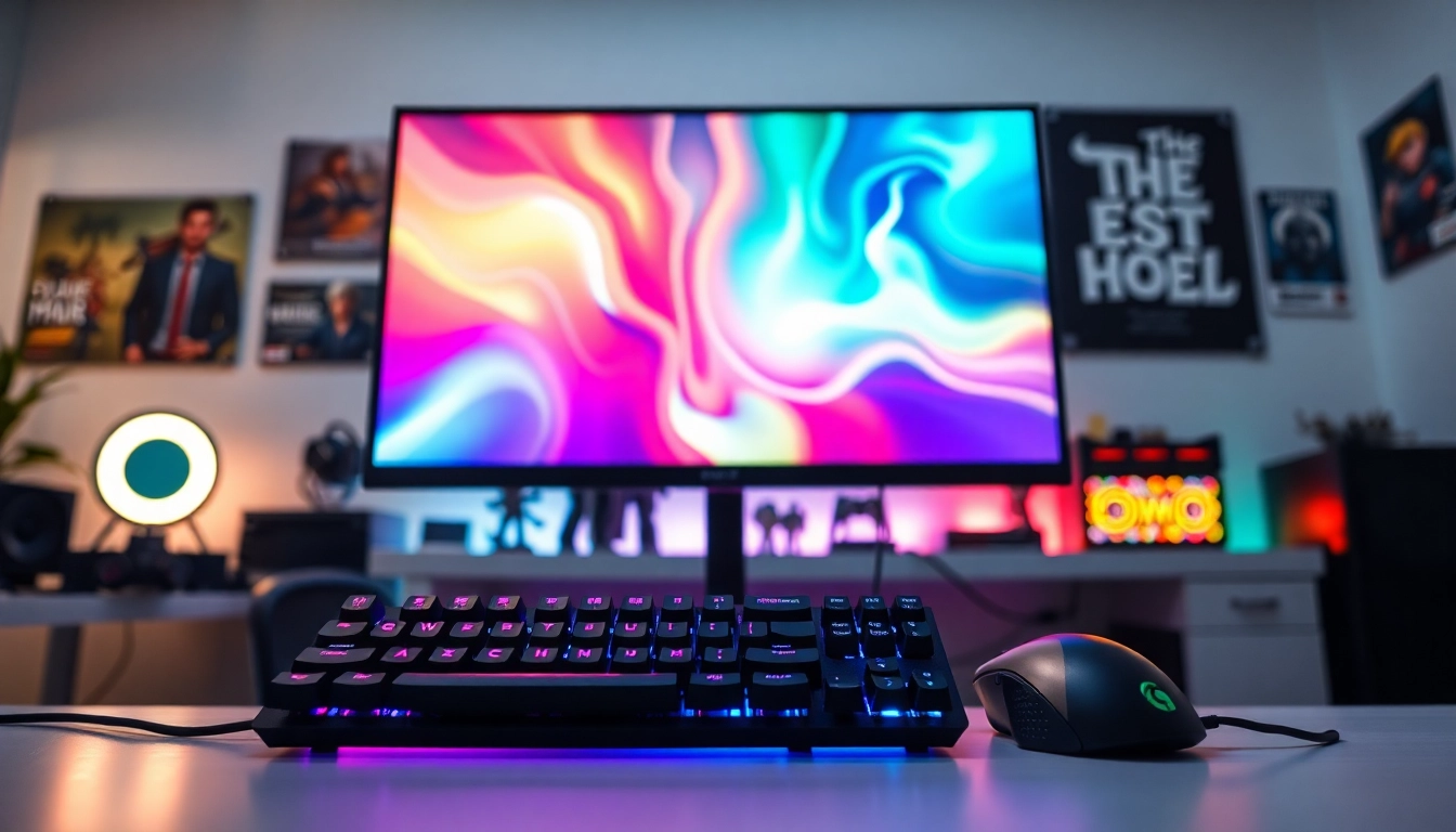 Higame: Experiência de jogos em um ambiente moderno com equipamento high-tech.