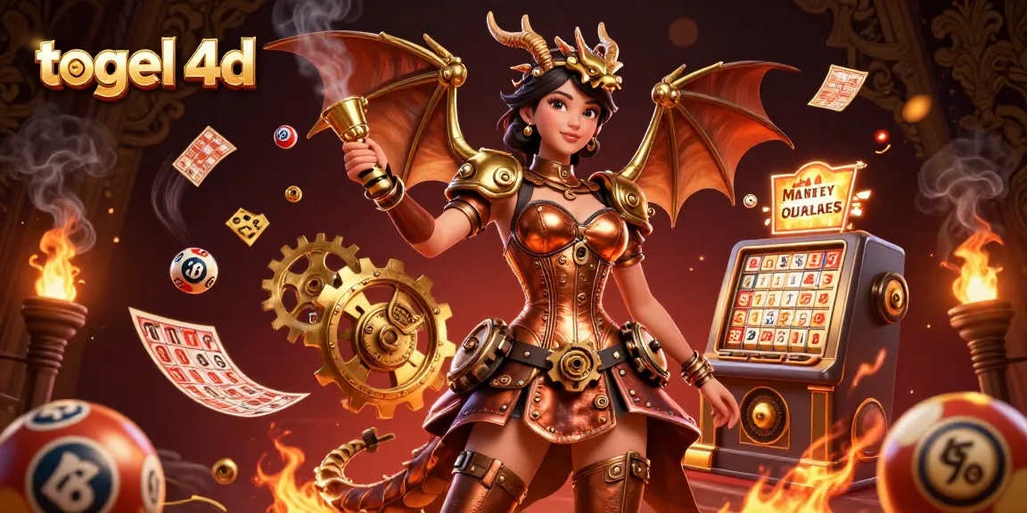 Participate in togel 4d lottery excitement with vibrant dynamic elements in this engaging illustration.